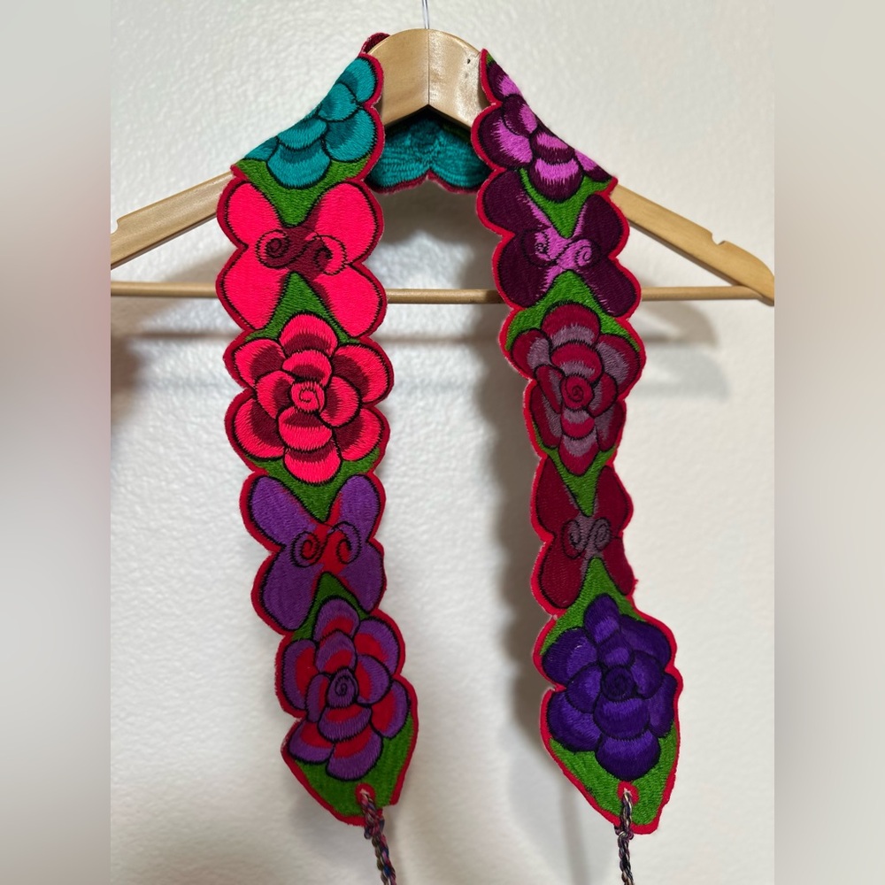 Handmade Mexican Floral Women's Belt